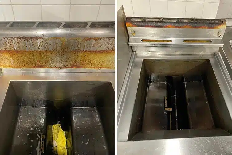 Commercial kitchen cleaning by CKC Approved cleaner in Liverpool - 1