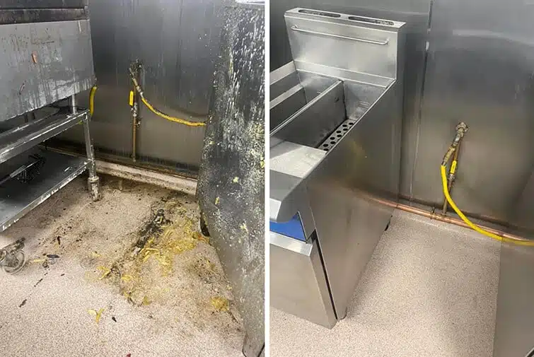 Commercial kitchen cleaning by CKC Approved cleaner in Liverpool - 4